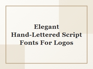 Free Elegant Hand-Lettered Script Fonts for Logos and Branding